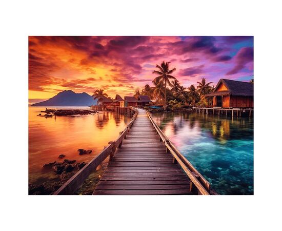 Пазл Trefl Райский остров 1000 элементов (5900511109283), изображение 3 Пазл Trefl Райский остров 1000 элементов (5900511109283), изображение 3