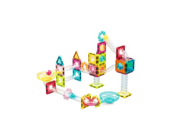 Конструктор Picasso магнитный Tiles Mini Diamond Marble Run Track Set 60 деталей (817338028299), изображение 2 Конструктор Picasso магнитный Tiles Mini Diamond Marble Run Track Set 60 деталей (817338028299), изображение 2