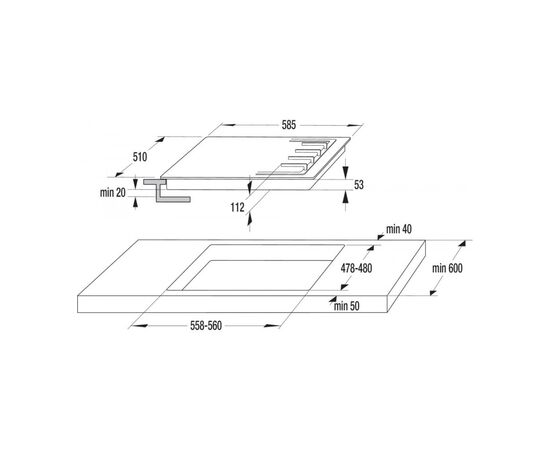 Варочная поверхность Gorenje GT642AB, изображение 9 Варочная поверхность Gorenje GT642AB, изображение 9