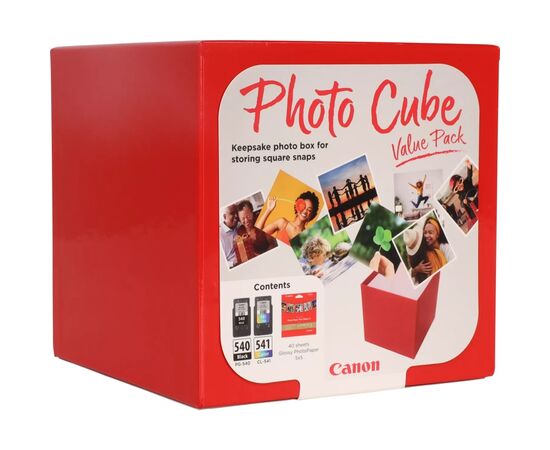 Картридж Canon PG-540 Photo Cube PG-540/CL-541 BK, Color+ PP-201 Photo Paper (5225B012), изображение 2 Картридж Canon PG-540 Photo Cube PG-540/CL-541 BK, Color+ PP-201 Photo Paper (5225B012), изображение 2