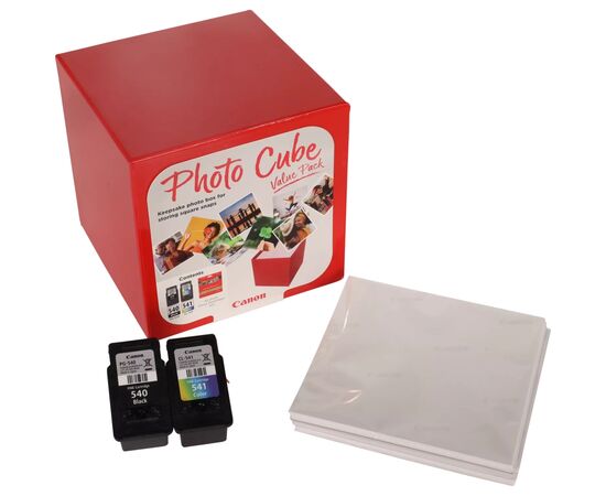 Картридж Canon PG-540 Photo Cube PG-540/CL-541 BK, Color+ PP-201 Photo Paper (5225B012)