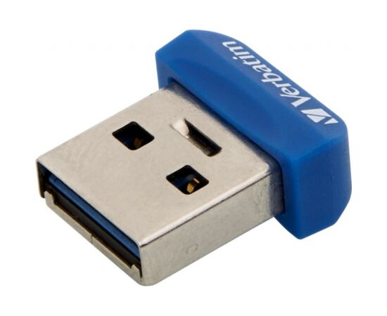 USB флеш накопитель Verbatim 16GB Store 'n' Stay NANO Blue USB 3.0 (98709), изображение 3 USB флеш накопитель Verbatim 16GB Store 'n' Stay NANO Blue USB 3.0 (98709), изображение 3