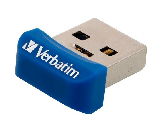 USB флеш накопитель Verbatim 16GB Store 'n' Stay NANO Blue USB 3.0 (98709), изображение 4 USB флеш накопитель Verbatim 16GB Store 'n' Stay NANO Blue USB 3.0 (98709), изображение 4