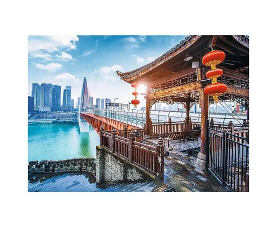Пазл Trefl Чунцин, Китай 1000 элементов (5900511107210), изображение 3 Пазл Trefl Чунцин, Китай 1000 элементов (5900511107210), изображение 3