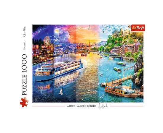 Пазл Trefl Premium Речной круиз 1000 элементов (5900511108606), изображение 2 Пазл Trefl Premium Речной круиз 1000 элементов (5900511108606), изображение 2