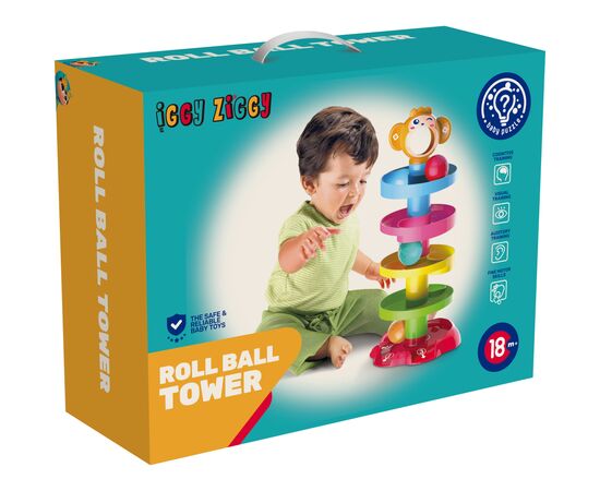 Развивающая игрушка Iggy Ziggy Roll Ball (3858894671069), изображение 3 Развивающая игрушка Iggy Ziggy Roll Ball (3858894671069), изображение 3