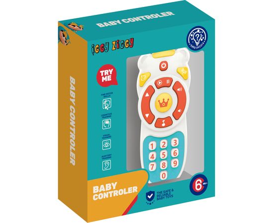 Развивающая игрушка Iggy Ziggy Пульт управления (3858894673001), изображение 3 Развивающая игрушка Iggy Ziggy Пульт управления (3858894673001), изображение 3