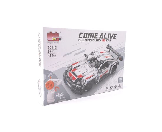 Конструктор Come Alive Машинка на радиоуправлении Building Block RC Car белая 420 деталей (3858894676132), изображение 2 Конструктор Come Alive Машинка на радиоуправлении Building Block RC Car белая 420 деталей (3858894676132), изображение 2