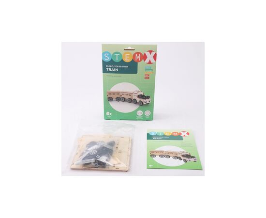 Конструктор Stem Поезд Деревянный на батарейках (3858894673681), изображение 4