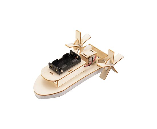 Конструктор Stem Колісний пароплав Дерев'яний на батарейках (3858894673728), зображення 2 Конструктор Stem Колісний пароплав Дерев'яний на батарейках (3858894673728), зображення 2