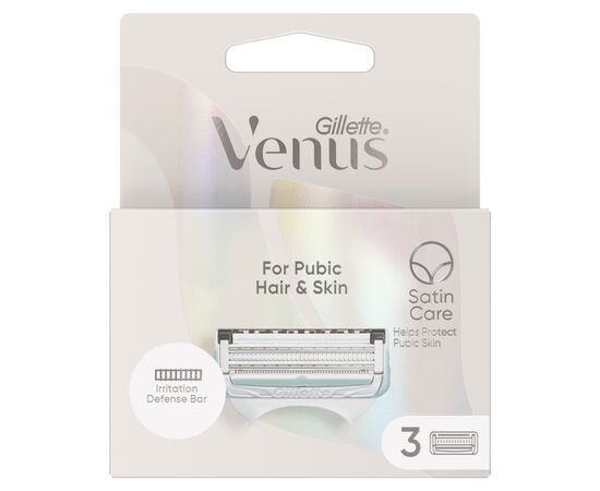 Сменные кассеты Gillette Venus Satin Care 3 шт. (8006540816837), изображение 2 Сменные кассеты Gillette Venus Satin Care 3 шт. (8006540816837), изображение 2