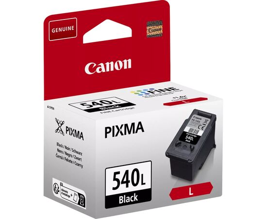 Картридж Canon PG-540 L Black 11 ml, 300ст. (5224B001), изображение 3 Картридж Canon PG-540 L Black 11 ml, 300ст. (5224B001), изображение 3