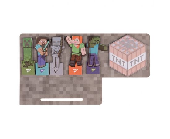 Папір для нотаток Yes з липким шаром Minecraft в наборі 120 аркушів (6х20) (170324), зображення 2 Папір для нотаток Yes з липким шаром Minecraft в наборі 120 аркушів (6х20) (170324), зображення 2