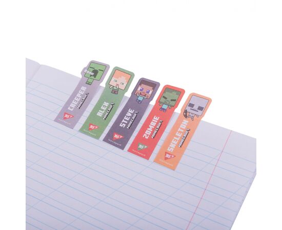 Стикер-закладка Yes Minecraft бумажные 55х15 мм, 100 шт (5x20) (170409), изображение 2 Стикер-закладка Yes Minecraft бумажные 55х15 мм, 100 шт (5x20) (170409), изображение 2