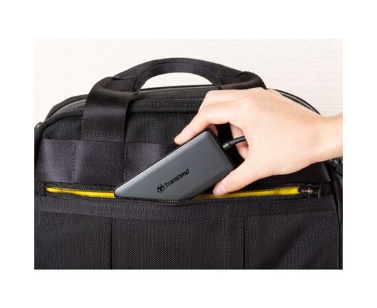 Концентратор Transcend Type-C HUB 6 ports microSD/SD Black (TS-HUB5C), изображение 3 Концентратор Transcend Type-C HUB 6 ports microSD/SD Black (TS-HUB5C), изображение 3