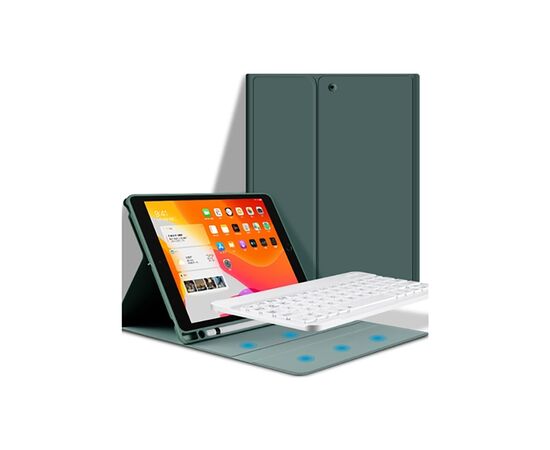 Чохол до планшета BeCover with Keyboard Apple iPad Pro 12.9 2020/2021/2022 Dark Green (709681), зображення 2 Чохол до планшета BeCover with Keyboard Apple iPad Pro 12.9 2020/2021/2022 Dark Green (709681), зображення 2