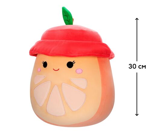 Мягкая игрушка Squishmallows Апельсин Орион 30 см (SQCR05435), изображение 2 Мягкая игрушка Squishmallows Апельсин Орион 30 см (SQCR05435), изображение 2