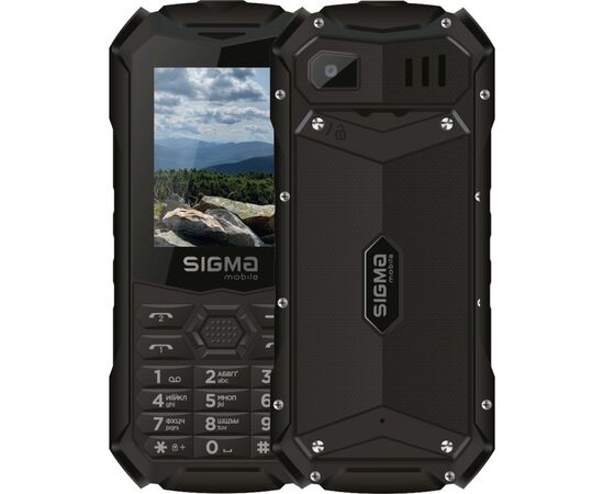 Мобільний телефон Sigma X-treme PV68 Black (4827798738214)