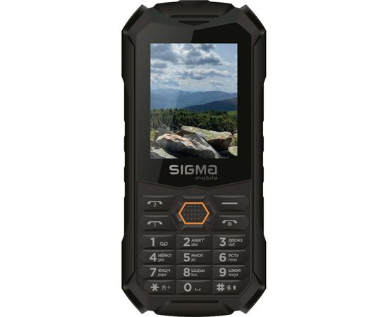 Мобільний телефон Sigma X-treme PV68 Black Orange (4827798738221), зображення 2 Мобільний телефон Sigma X-treme PV68 Black Orange (4827798738221), зображення 2