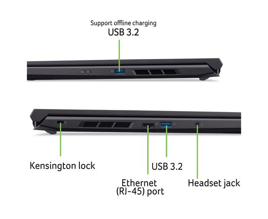Ноутбук Acer Nitro V 16 ANV16-71-52PE (NH.QTREU.001), изображение 12 Ноутбук Acer Nitro V 16 ANV16-71-52PE (NH.QTREU.001), изображение 12