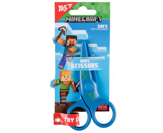 Ножницы Yes Minecraft 10,8 см безопасные пластиковые (480450)