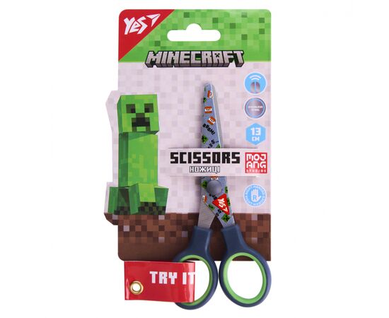 Ножиці Yes Minecraft 13см з принтом на лезі (480470)