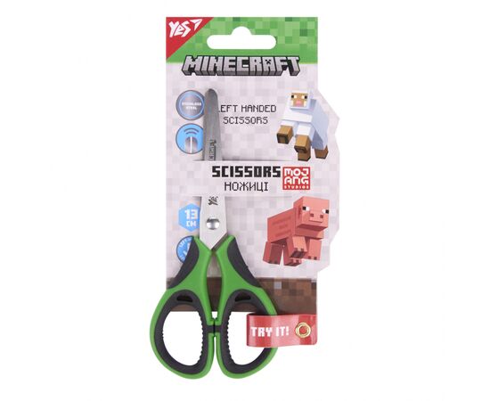 Ножницы Yes для левши Minecraft 13см (480466), изображение 3 Ножницы Yes для левши Minecraft 13см (480466), изображение 3
