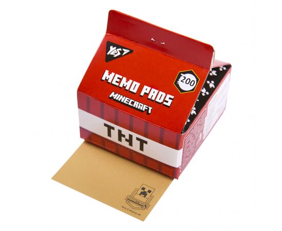 Бумага для заметок Yes Tetra Pak Minecraft 200 л., 7х7,5 см (170319), изображение 3