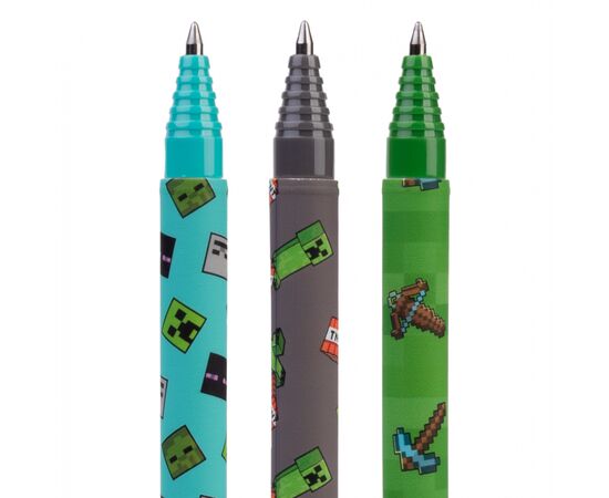 Ручка гелевая Yes пиши-стирай Minecraft 0,5 мм, синяя (420378), изображение 2 Ручка гелевая Yes пиши-стирай Minecraft 0,5 мм, синяя (420378), изображение 2