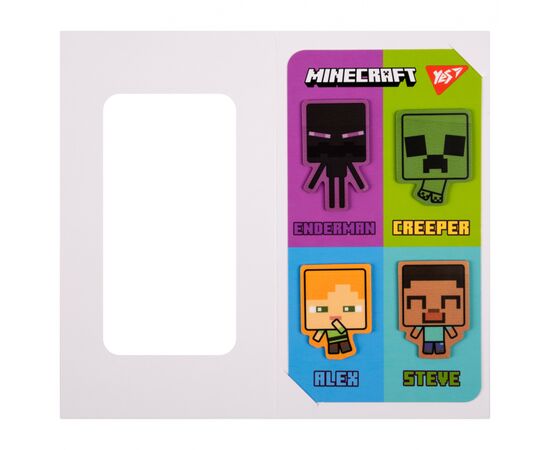 Стикер-закладка Yes Minecraft пластик 80 шт (4х20) (170418), изображение 2 Стикер-закладка Yes Minecraft пластик 80 шт (4х20) (170418), изображение 2