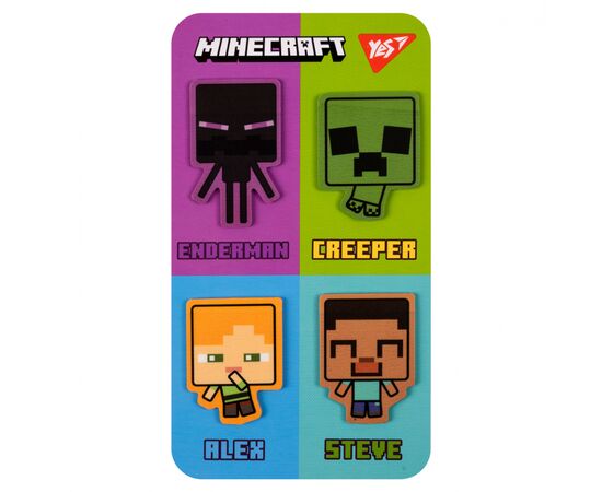 Стикер-закладка Yes Minecraft пластик 80 шт (4х20) (170418), изображение 3 Стикер-закладка Yes Minecraft пластик 80 шт (4х20) (170418), изображение 3