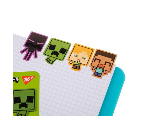 Стикер-закладка Yes Minecraft пластик 80 шт (4х20) (170418), изображение 5 Стикер-закладка Yes Minecraft пластик 80 шт (4х20) (170418), изображение 5