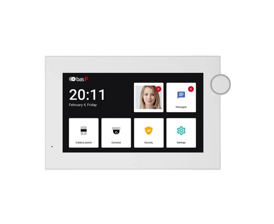 Відеодомофон Bas-IP AZ-07L Android white