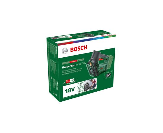 Автомобильный компрессор Bosch UniversalPump, 18 В, (без АКБ и ЗУ) (0.603.947.100), изображение 9