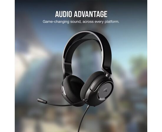 Навушники Corsair HS35 Surround v2 Multiplatform Gaming Carbon (CA-9011386-EU), зображення 10 Навушники Corsair HS35 Surround v2 Multiplatform Gaming Carbon (CA-9011386-EU), зображення 10