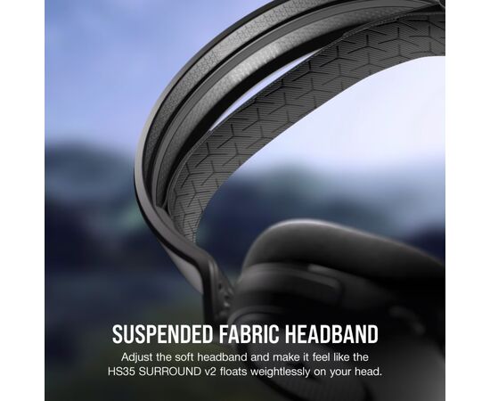 Навушники Corsair HS35 Surround v2 Multiplatform Gaming Carbon (CA-9011386-EU), зображення 6 Навушники Corsair HS35 Surround v2 Multiplatform Gaming Carbon (CA-9011386-EU), зображення 6