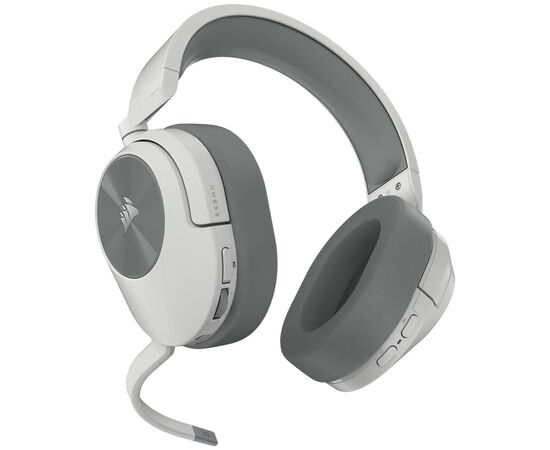 Наушники Corsair HS55 Wireless Gaming Dolby 7.1 White (CA-9011281-EU), изображение 5 Наушники Corsair HS55 Wireless Gaming Dolby 7.1 White (CA-9011281-EU), изображение 5