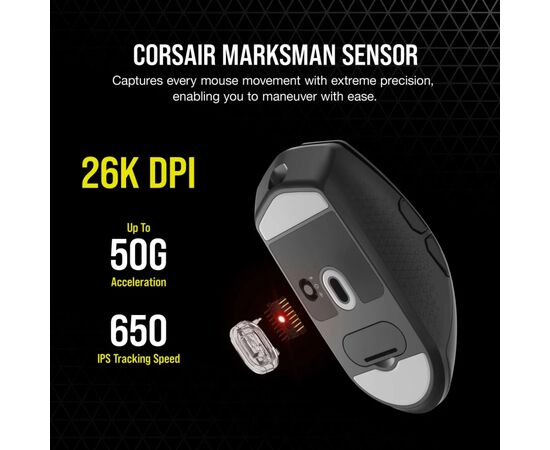 Мишка Corsair Katar Elite Wireless Black (CH-931C111-EU), зображення 12 Мишка Corsair Katar Elite Wireless Black (CH-931C111-EU), зображення 12