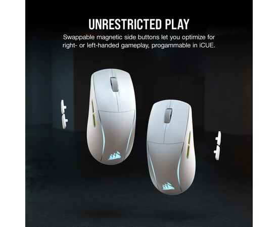Мишка Corsair M75 RGB Wireless White (CH-931D011-EU), зображення 10 Мишка Corsair M75 RGB Wireless White (CH-931D011-EU), зображення 10