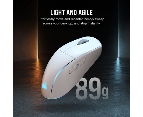 Мишка Corsair M75 RGB Wireless White (CH-931D011-EU), зображення 9 Мишка Corsair M75 RGB Wireless White (CH-931D011-EU), зображення 9