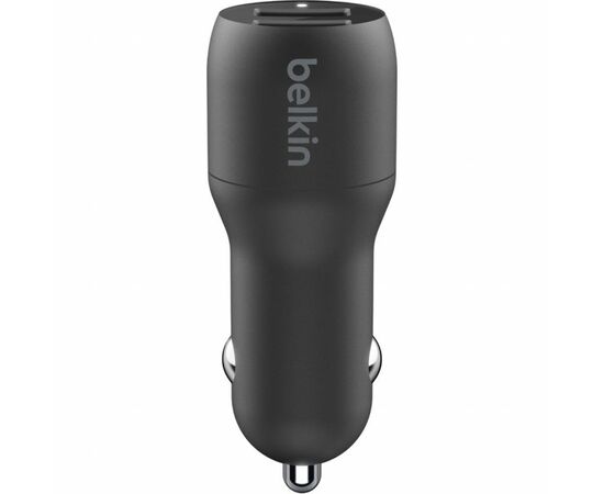 Зарядное устройство Belkin Car Charger 24W Dual USB-A, USB-A - MicroUSB, 1m, black (CCE002BT1MBK), изображение 2 Зарядное устройство Belkin Car Charger 24W Dual USB-A, USB-A - MicroUSB, 1m, black (CCE002BT1MBK), изображение 2