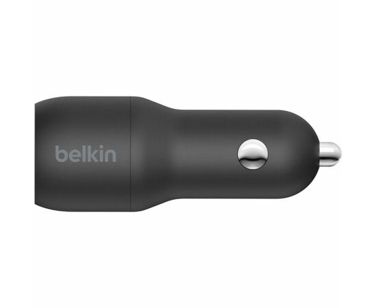 Зарядное устройство Belkin Car Charger 24W Dual USB-A, USB-A - MicroUSB, 1m, black (CCE002BT1MBK), изображение 3 Зарядное устройство Belkin Car Charger 24W Dual USB-A, USB-A - MicroUSB, 1m, black (CCE002BT1MBK), изображение 3