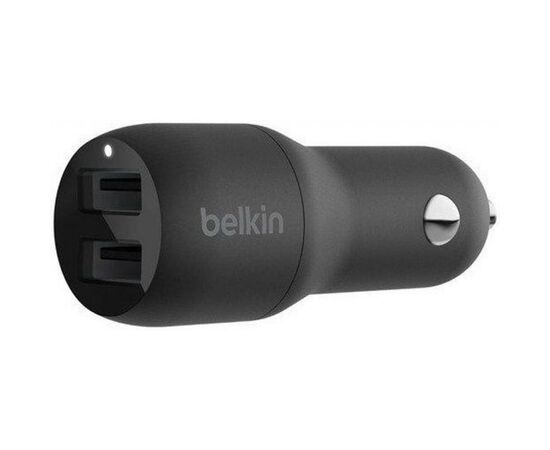 Зарядное устройство Belkin Car Charger 24W Dual USB-A, USB-A - MicroUSB, 1m, black (CCE002BT1MBK), изображение 5 Зарядное устройство Belkin Car Charger 24W Dual USB-A, USB-A - MicroUSB, 1m, black (CCE002BT1MBK), изображение 5