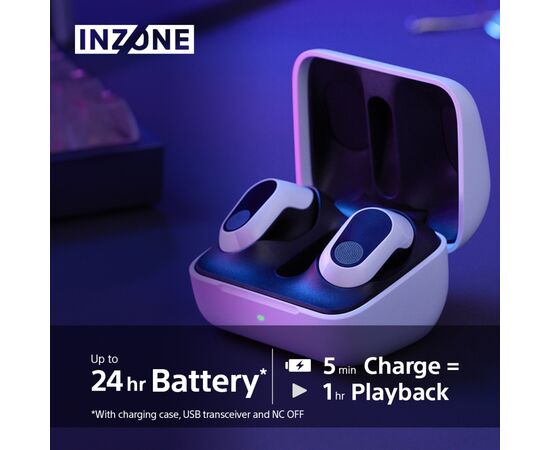 Наушники Sony INZONE Buds White (WFG700NW.CE7), изображение 10 Наушники Sony INZONE Buds White (WFG700NW.CE7), изображение 10