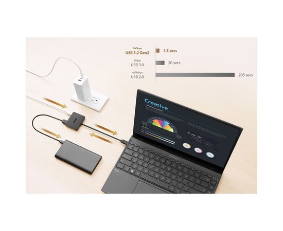 Порт-реплікатор ASUS USB-C Mini Dock DC100 (90XB0820-BDS000), зображення 5 Порт-реплікатор ASUS USB-C Mini Dock DC100 (90XB0820-BDS000), зображення 5