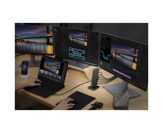 Порт-реплікатор ASUS Triple 4K Thunderbolt 4 Dock DC500 (90XB08DN-BDS010), зображення 9 Порт-реплікатор ASUS Triple 4K Thunderbolt 4 Dock DC500 (90XB08DN-BDS010), зображення 9