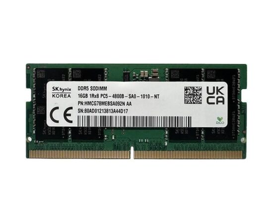 Модуль памяти для ноутбука SoDIMM DDR5 16GB 4800 MHz Hynix (HMCG78MEBSA092N)