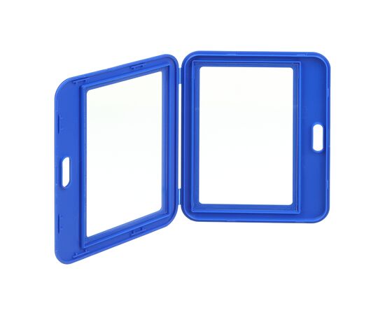 Бейдж Buromax горизонтальный, 101 х 80 мм, PP+PVC, синий (BM.5415-02), изображение 2 Бейдж Buromax горизонтальный, 101 х 80 мм, PP+PVC, синий (BM.5415-02), изображение 2