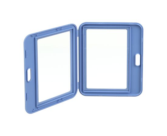 Бейдж Buromax горизонтальный, 101 х 80 мм, PP+PVC, сине-серый (BM.5415-95), изображение 2