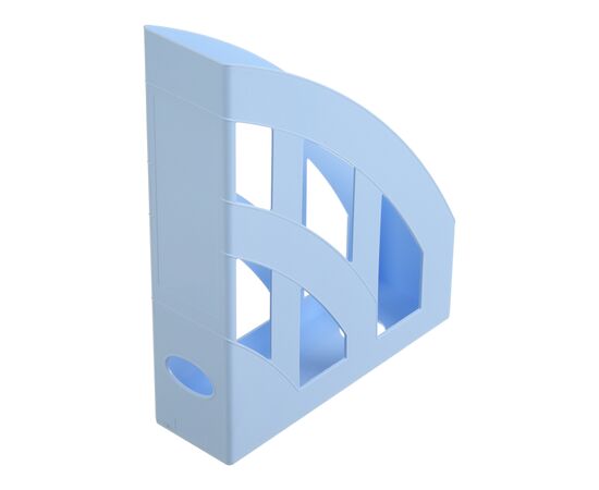 Лоток для бумаг Buromax вертикальний, блакитний (BM.6353-14), изображение 2 Лоток для бумаг Buromax вертикальний, блакитний (BM.6353-14), изображение 2